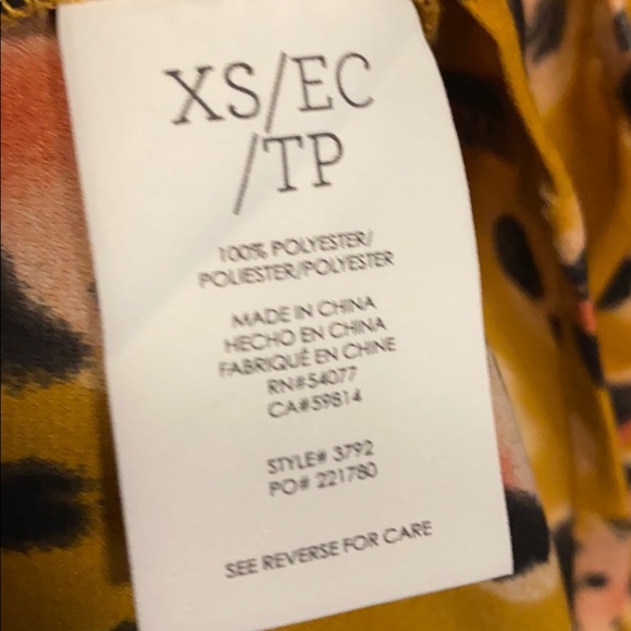 Cabi animal print top - Picture 7 of 8